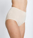 High Rise Cotton Full Briefs 3 Pack - Beige