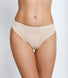 Cotton High Leg Knickers 3 Pack - Beige