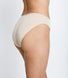 Cotton High Leg Knickers 3 Pack - Beige