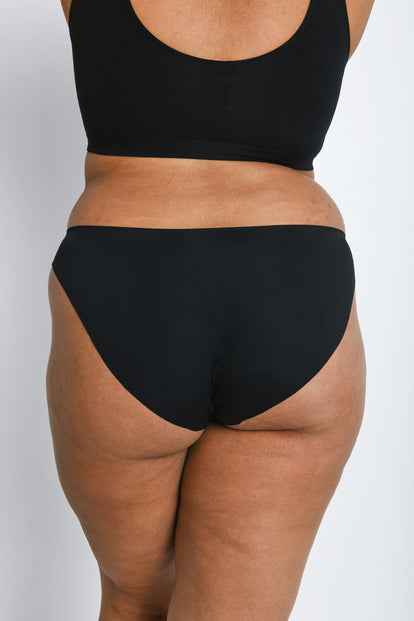 Curve Seamless High Leg Knickers 3 Pack - Black