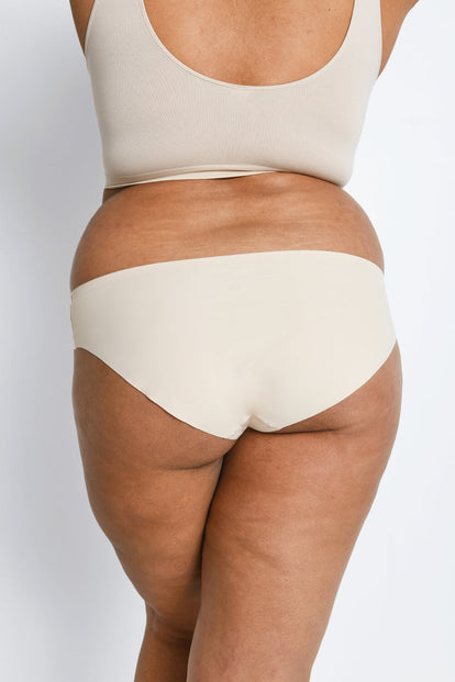 Curve Seamless Brazilian Knickers 3 Pack - Beige