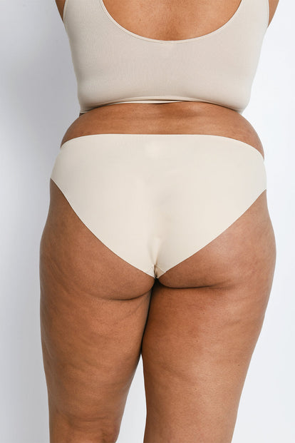 Curve Seamless High Leg Knickers 3 Pack - Beige