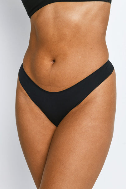 Seamless Thongs 3 Pack - Black