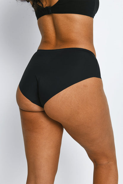 Seamless Midi Knickers 3 Pack - Black