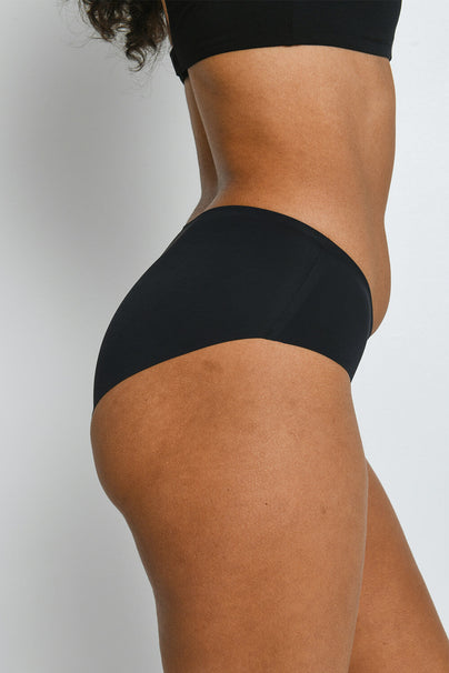 Seamless Midi Knickers 3 Pack - Black