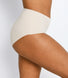 High Rise Seamless Full Briefs 3 Pack - Beige