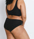Curve Cotton Midi Knickers 3 Pack - Black