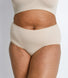 Curve High Rise Cotton Full Briefs 3 Pack - Beige