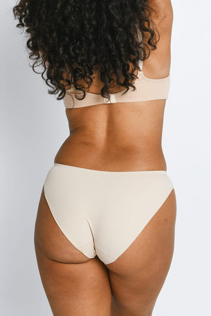 Seamless Bikini Knickers 3 Pack - Beige