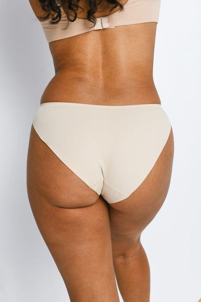 Seamless Bikini Knickers 3 Pack - Beige