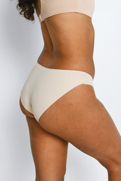 Seamless Bikini Knickers 3 Pack - Beige