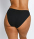 Cotton High Leg Knickers 3 Pack - Black