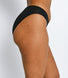 Cotton High Leg Knickers 3 Pack - Black