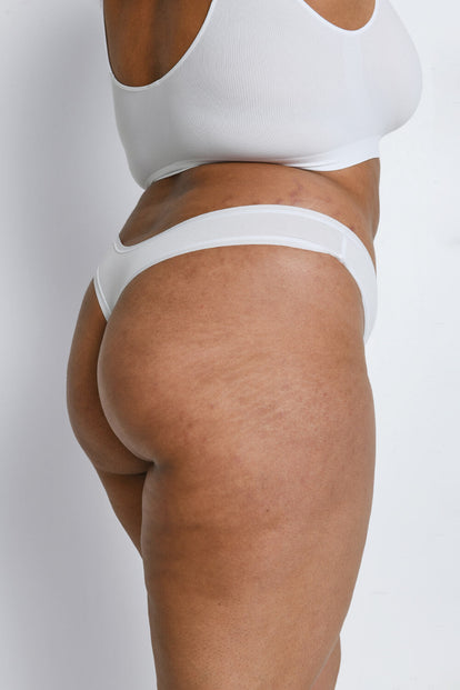 Curve Cotton Thongs 3 Pack - White