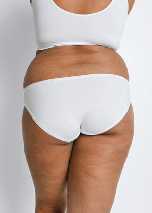 Curve Cotton Bikini Knickers 3 Pack - White