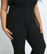 Curve Ribbed Wide Leg Trousers - Black