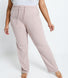 Ribbed Wide Leg Trousers - Pink