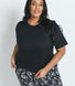 Curve Soft Touch Pyjama Set - Black Floral