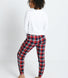 Soft Touch Pyjama Set - Navy & Red Check