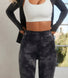 Revitalise High Waisted Leggings - Black Tie Dye