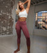 Focus Cropped High Waisted Sports Leggings - Dusty Pink