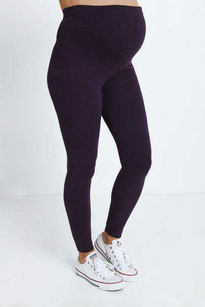 Maternity Everyday Leggings - Acai Purple