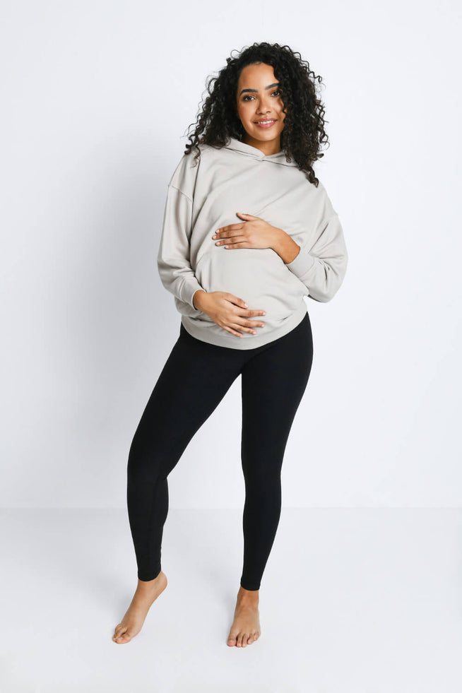 Maternity Luxe Loungewear Leggings - Black