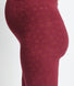 Maternity Everyday Leggings - Burgundy Animal Print