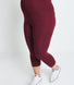 Maternity Everyday Cropped Leggings - Burgundy