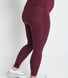 Maternity Lightweight Everyday Leggings - Burgundy