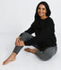 Maternity Luxe Loungewear Leggings - Dark Grey Marl