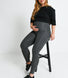 Maternity Lightweight Everyday Leggings - Dark Grey Marl