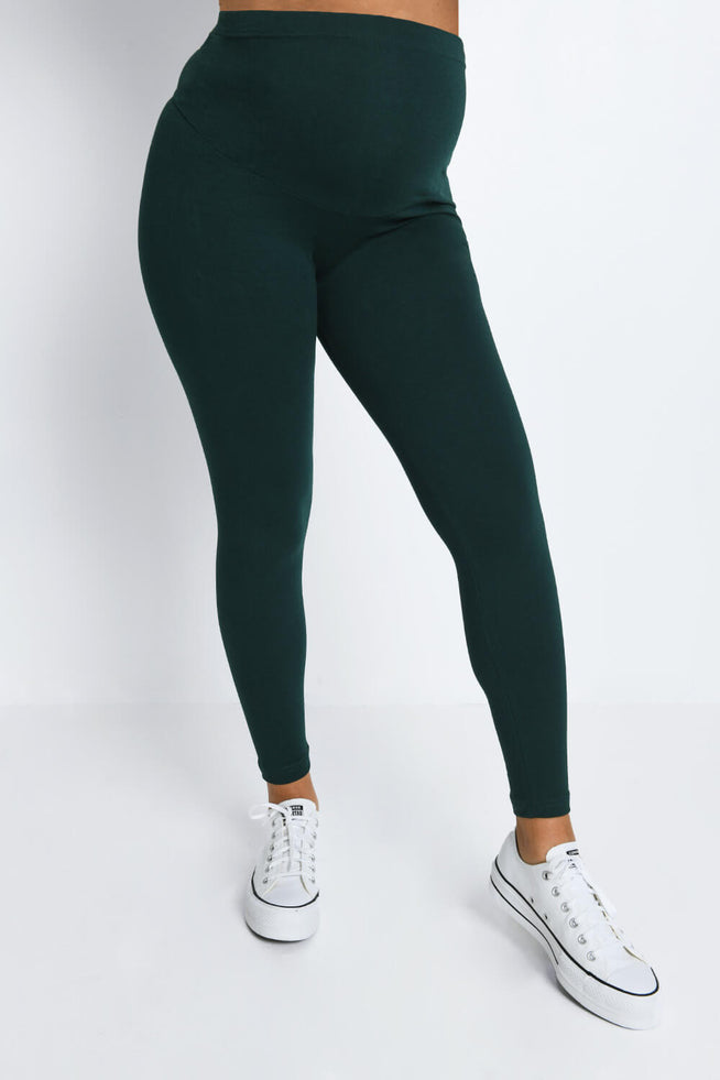 Maternity Everyday Leggings - Forest Green