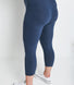 Maternity Everyday Cropped Leggings - Infinity Blue Marl