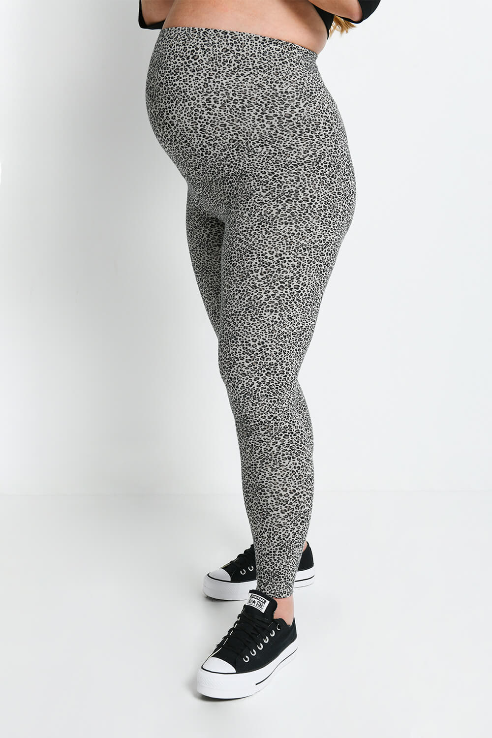 Leopard Print Classic Full Length Maternity Leggings LOVALL