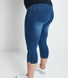 Maternity Cropped Jeggings - Mid Blue