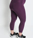 Maternity Focus Cropped Sports Leggings - Mulberry Plum