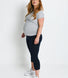 Maternity Everyday Cropped Leggings - Navy Blue