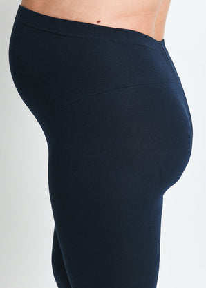 Maternity Everyday Cropped Leggings - Navy Blue