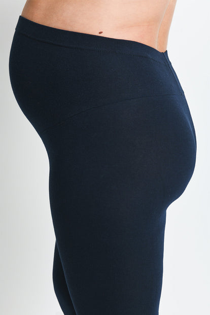 Maternity Everyday Cropped Leggings - Navy Blue