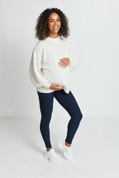 Maternity Winter Everyday Leggings - Navy