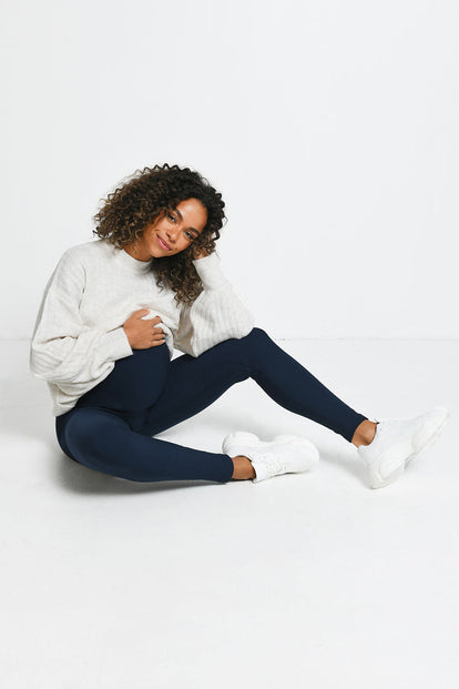 Maternity Winter Everyday Leggings - Navy