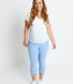 Maternity Everyday Cropped Leggings - Powder Blue