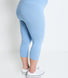 Maternity Everyday Cropped Leggings - Powder Blue