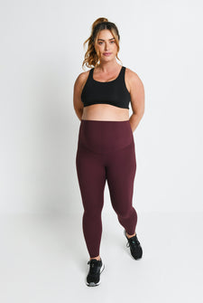 Maternity Revitalise 7/8 Leggings - Winter Berry