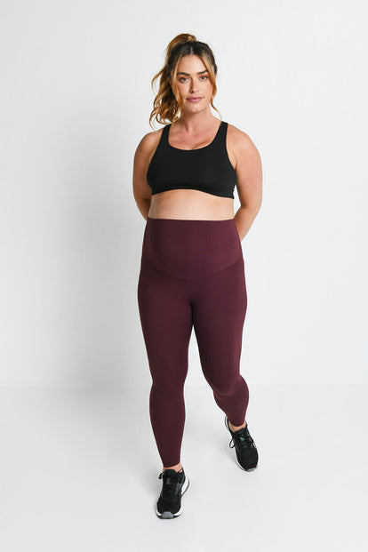 Maternity Revitalise 7/8 Leggings - Winter Berry