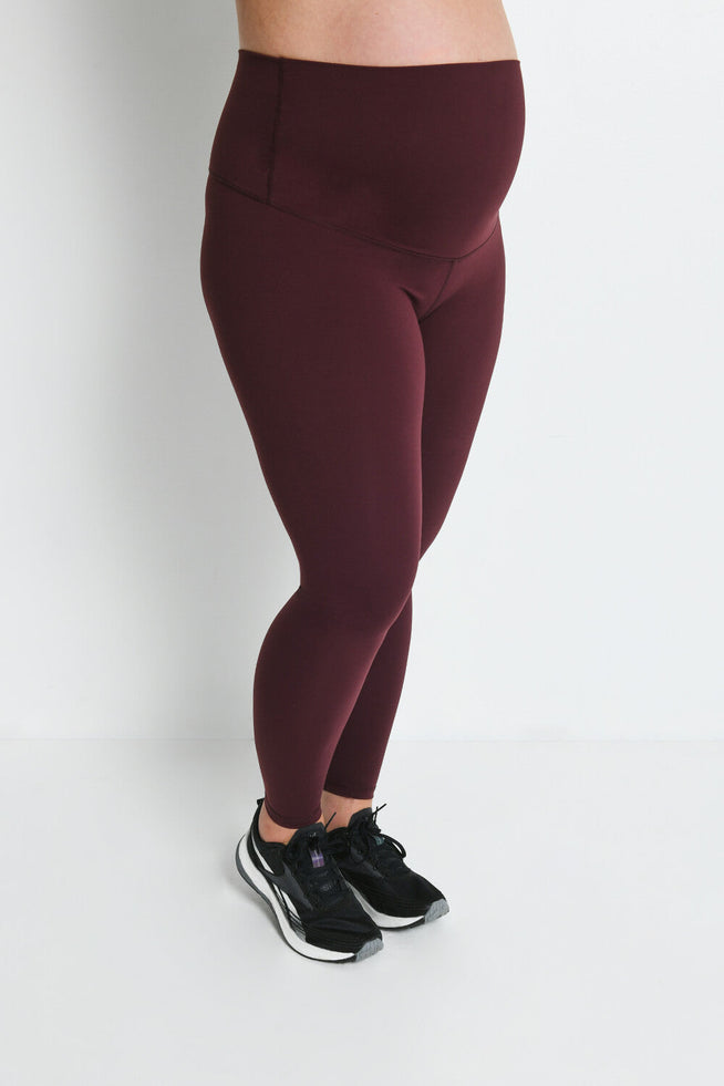 Maternity Revitalise 7/8 Leggings - Winter Berry