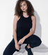 Cotton Rib Tank - Black