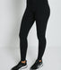 Focus High Waisted Sports Leggings - Midnight Black