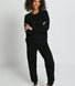 Luxe Lounge Sweatshirt - Black
